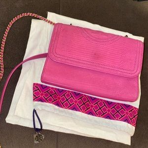Tory Burch Hot Pink Shoulder/Crossbody Bag